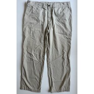 PATAGONIA Straight Chino Pant Mens 40 (38x29.5) Tan Khaki Organic Cotton Outdoor